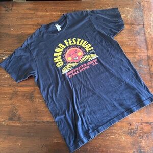 2022 Ohana Festival, Dana Point CA Sunny Daze Music Graphic Band Merch T-shirt L